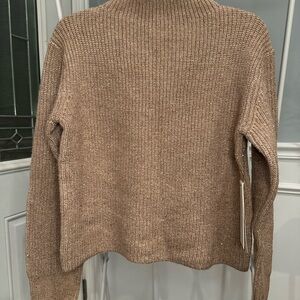 NWT Calvin Klein Women’s Sequin Mock Neck Sweater